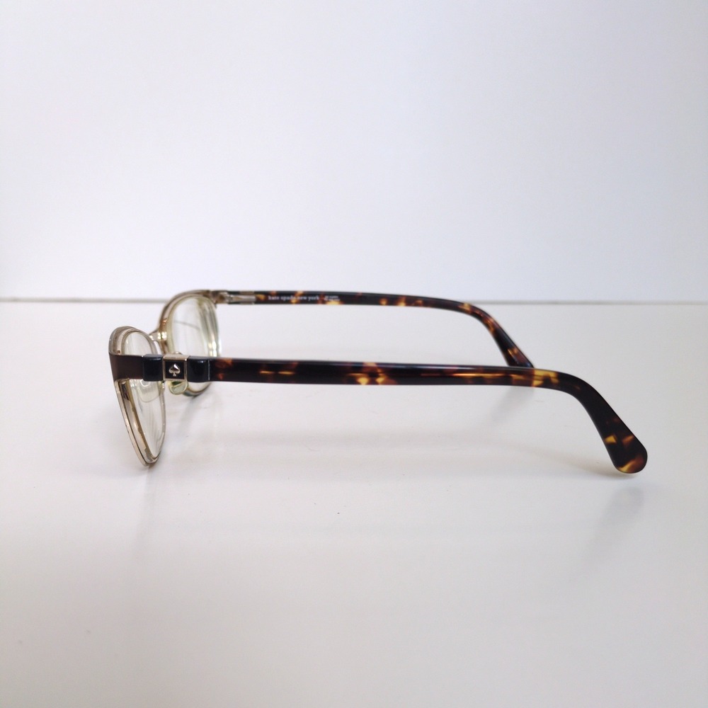 Kate Spade Eye Glasses Jonae 09Q Frames ONLY Brown Copper Tortoise 140 52-16-140 - Picture 4 of 7